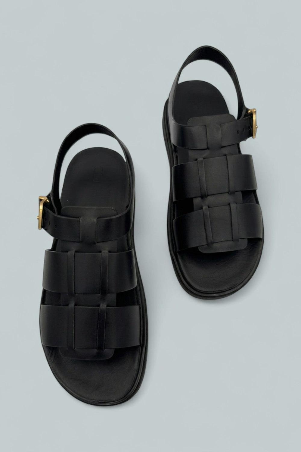 Gen-FF Fisherman Sandals - All Black - 11 - Sandals