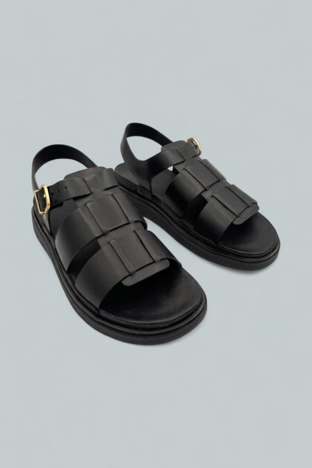 Gen-FF Fisherman Sandals - All Black - 11 - Sandals