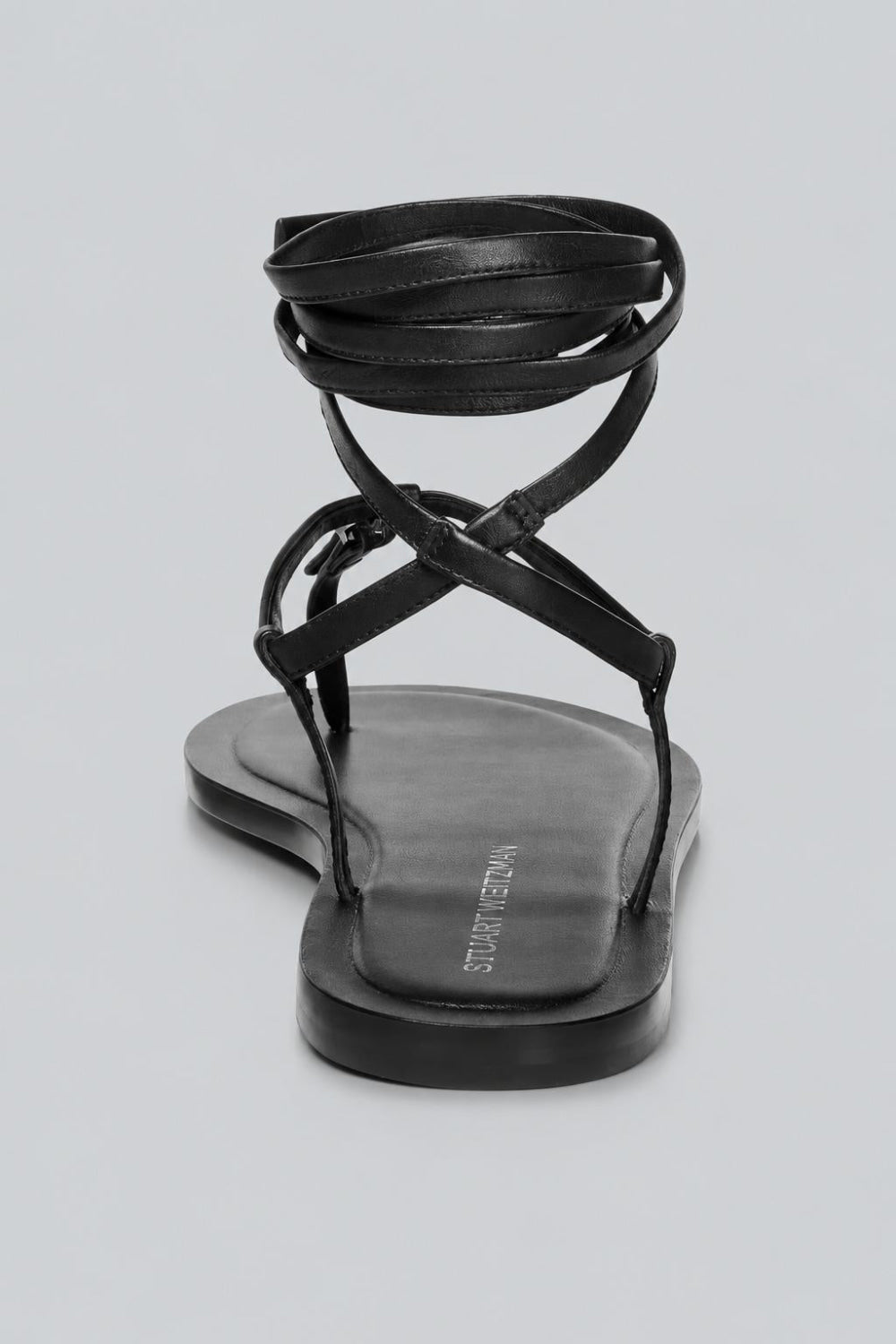 Georgie Lace Up Sandals - Black - 7.5 - Sandals