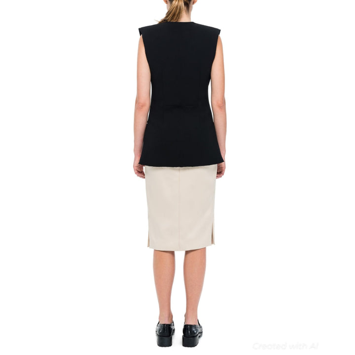 Gertrude Vest - Black - Vest