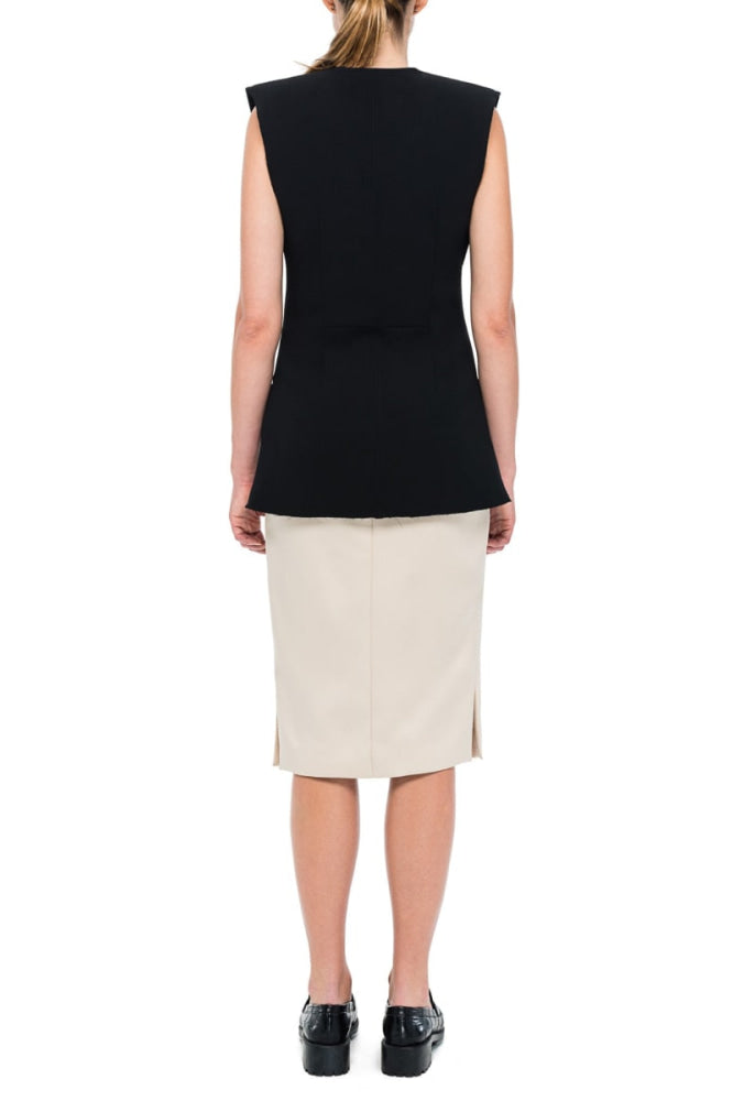 Gertrude Vest - Black - Vest