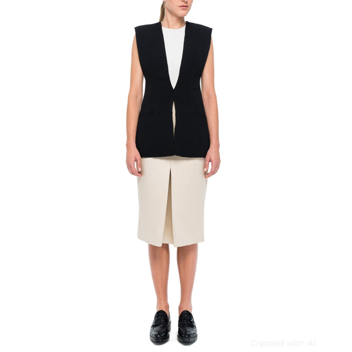 Gertrude Vest - Black - Vest