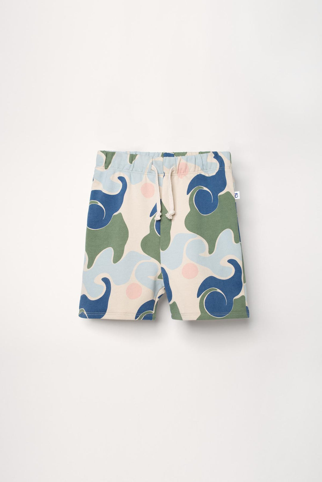 Organic Pima Cotton Kids Shorts - Wave