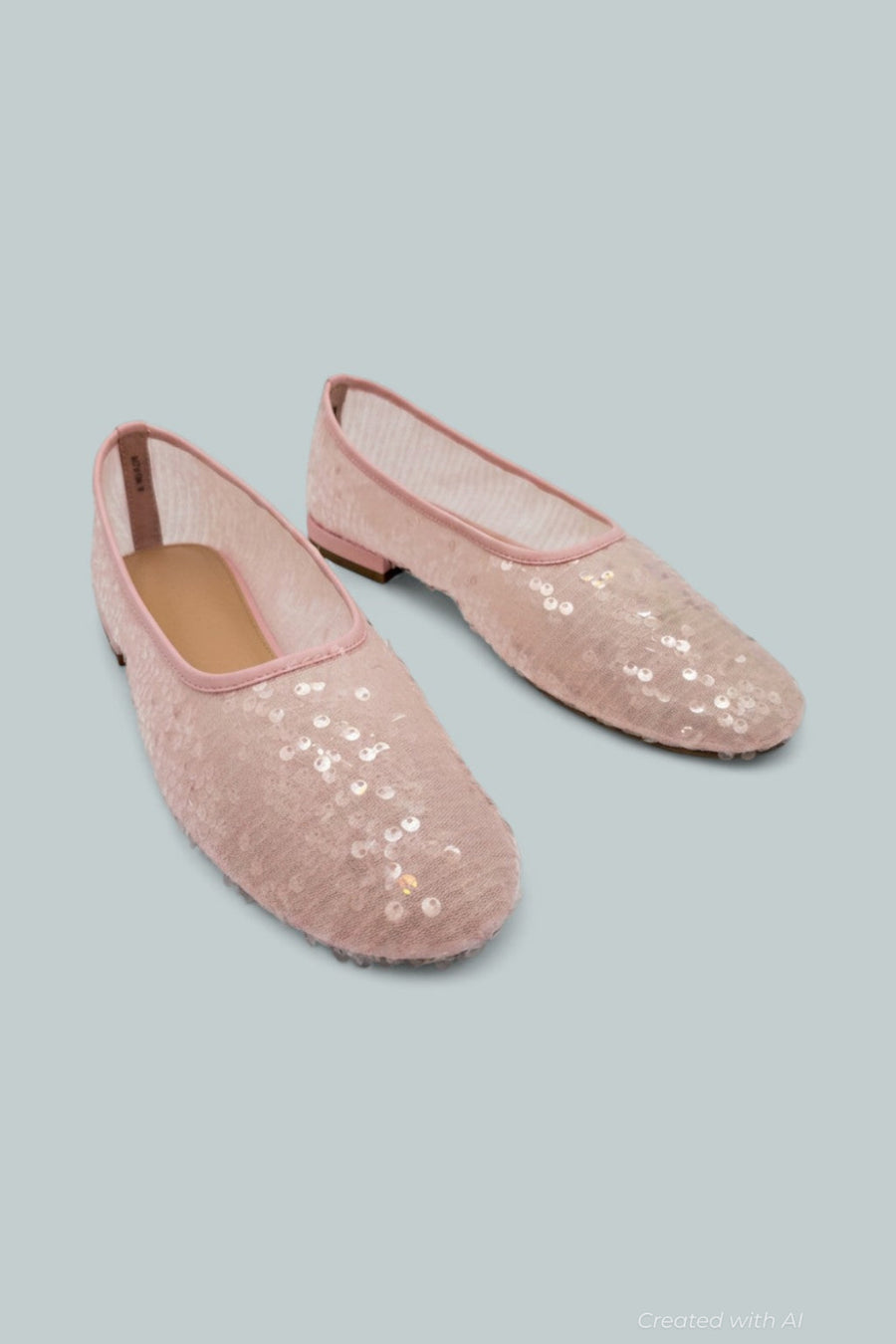 Giana Embellished Flats - Pink - 7 - Flats