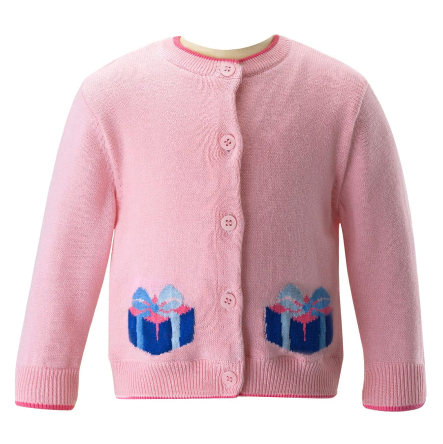 Gift Intarsia Cardigan - 6m - Cardigan
