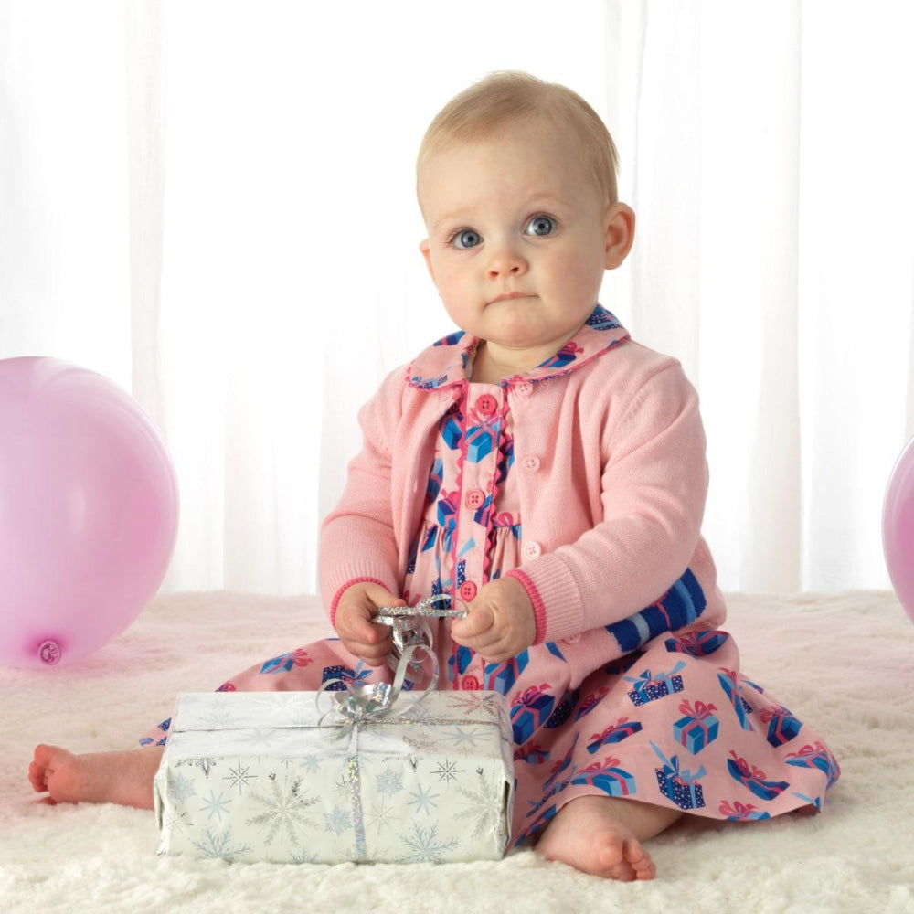 Gift Intarsia Cardigan - 6m - Cardigan
