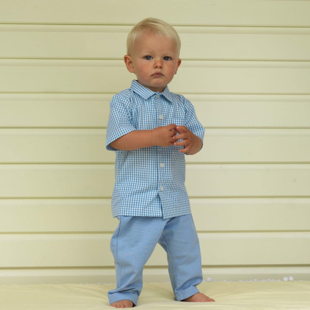 Gingham Shirt Baby - Button Down Shirt