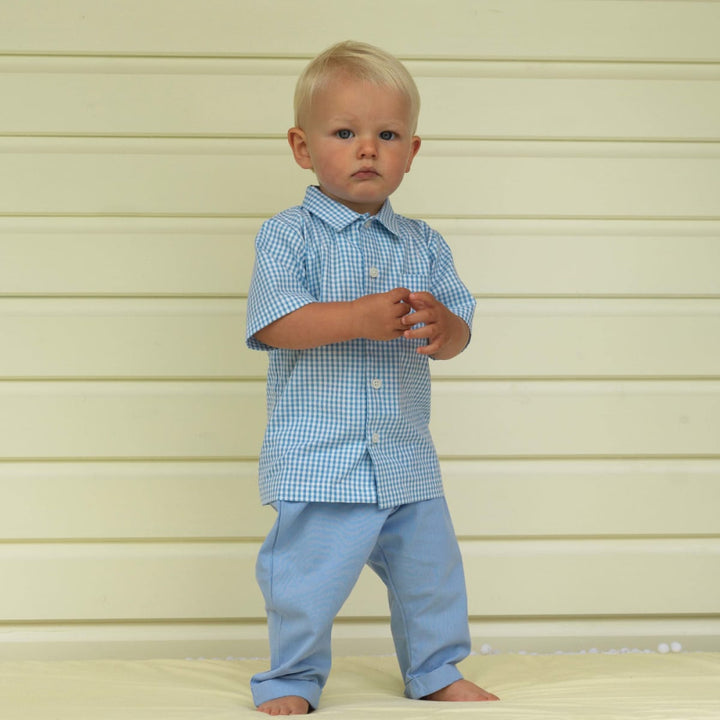 Gingham Shirt Baby - Button Down Shirt
