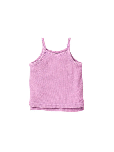 Girl’s Waffle Tank - Purple - Tank Top