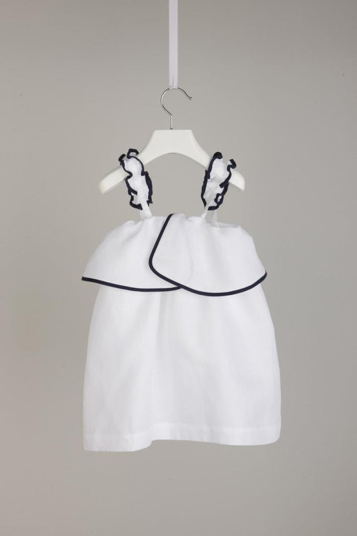 Giulia - White & Blue - 4Year - Dresses