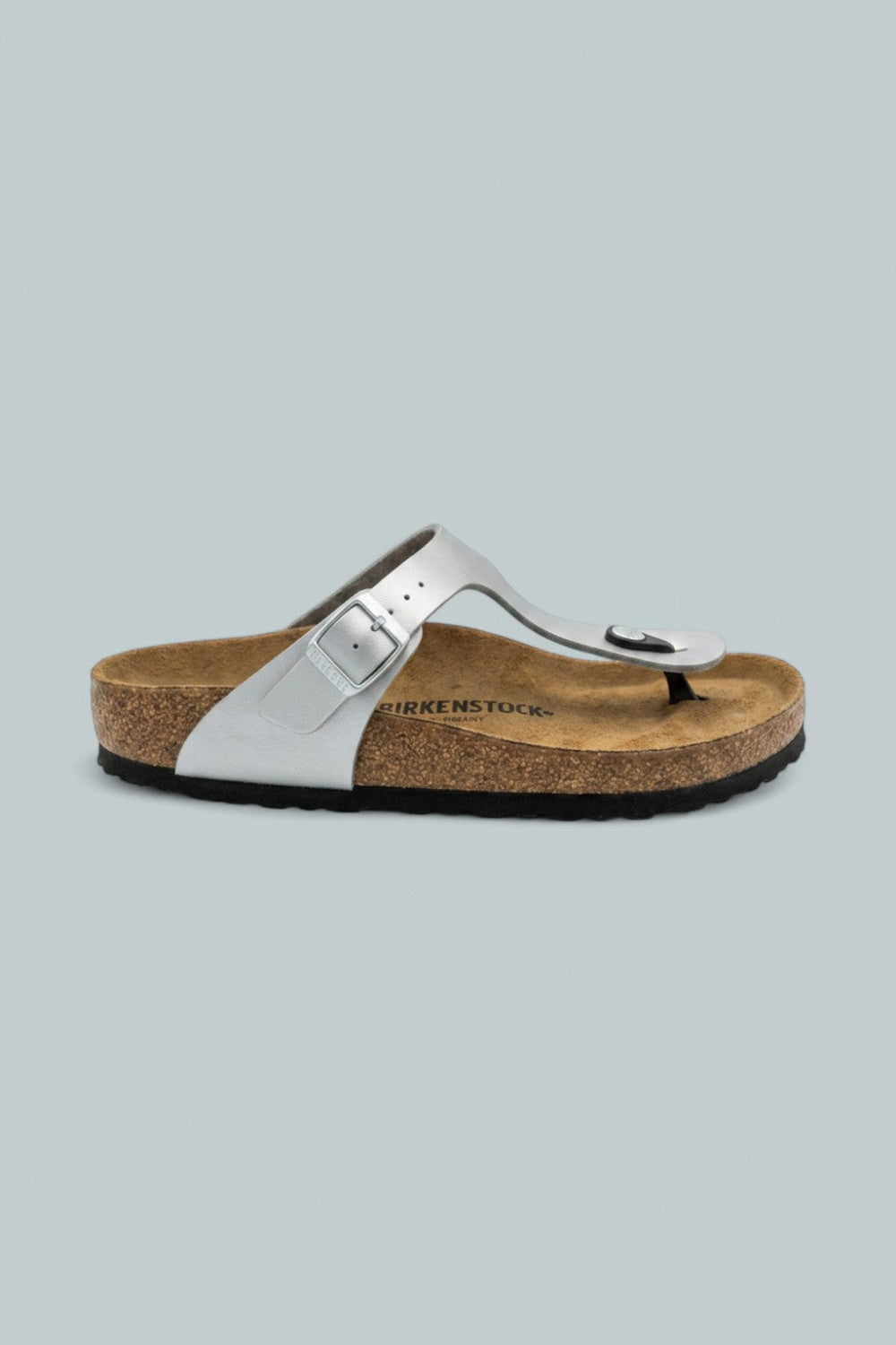 Gizeh Thong Sandals - Silver - US 7W / US 5M - Sandals
