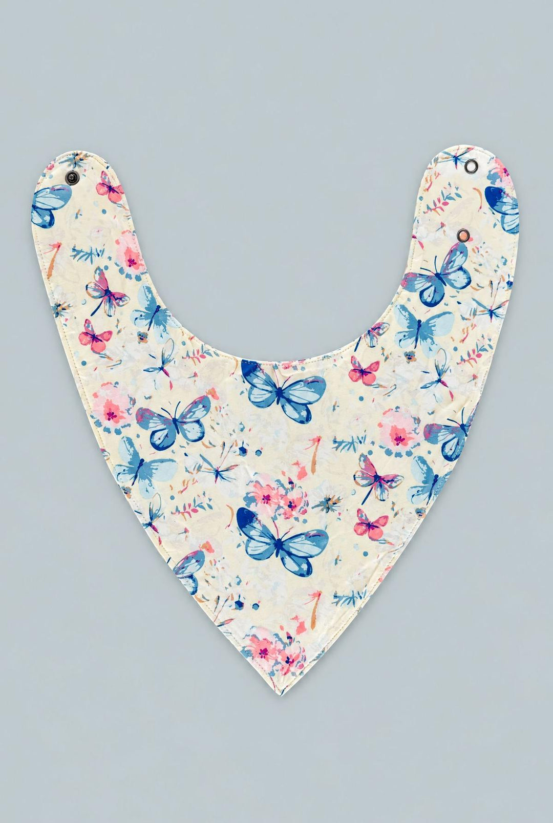 Watercolor Butterfly Baby Bib - Vanessa