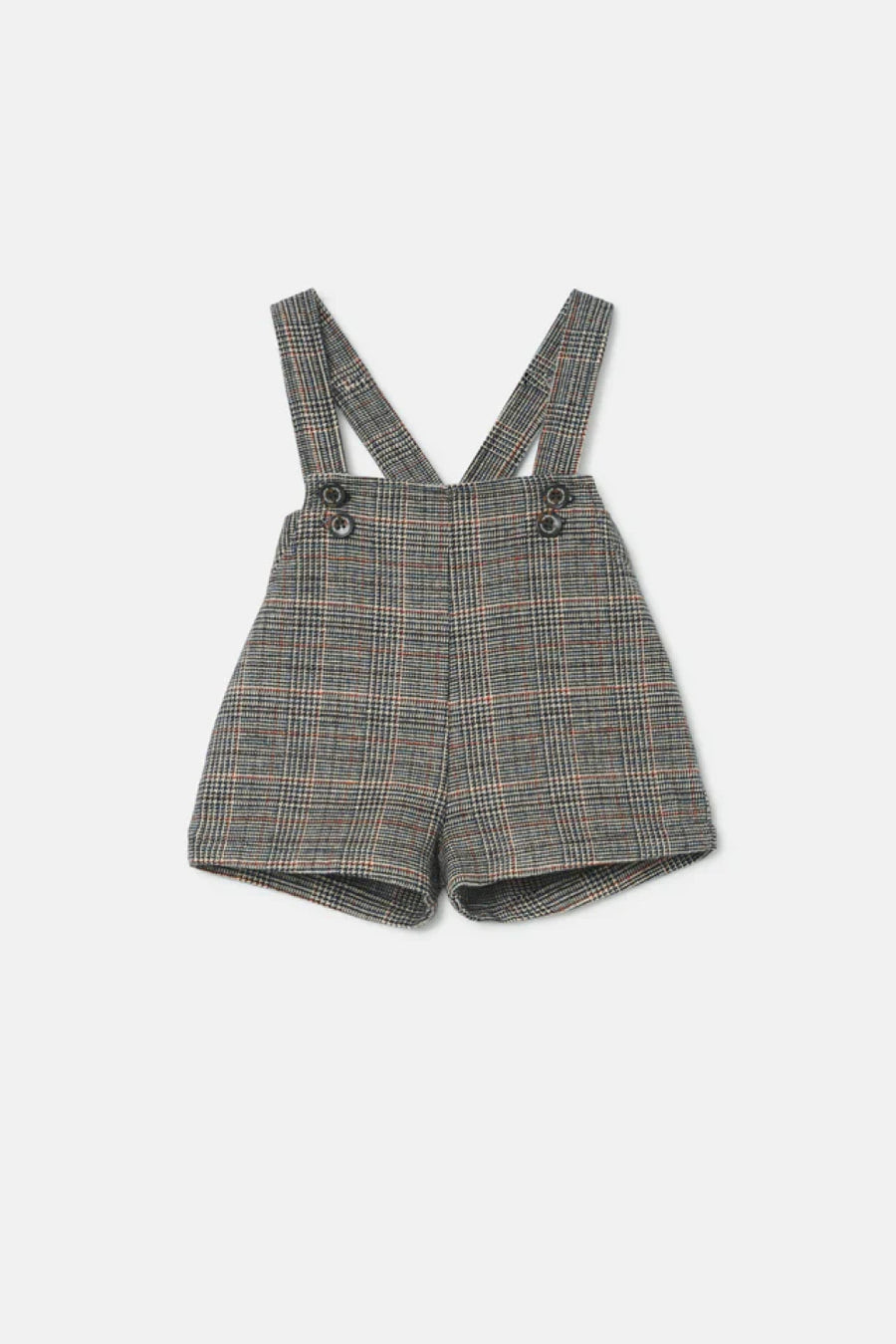 Glen Plaid Baby Overalls - Overalls
