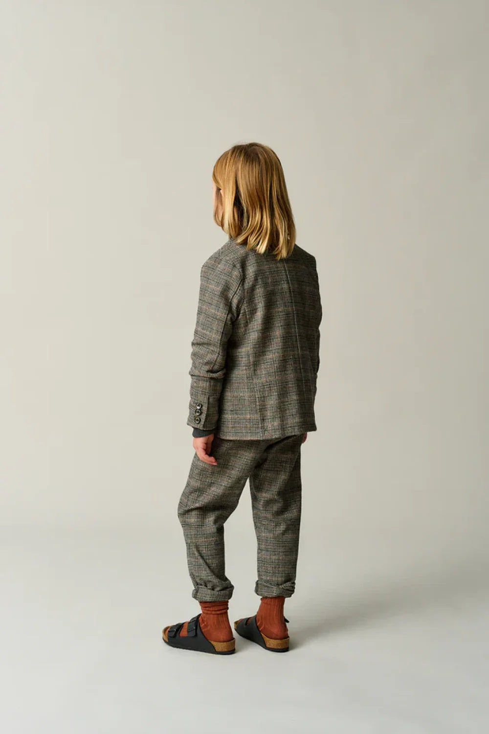 Glen Plaid Blazer - Unique - 6Y - Blazer
