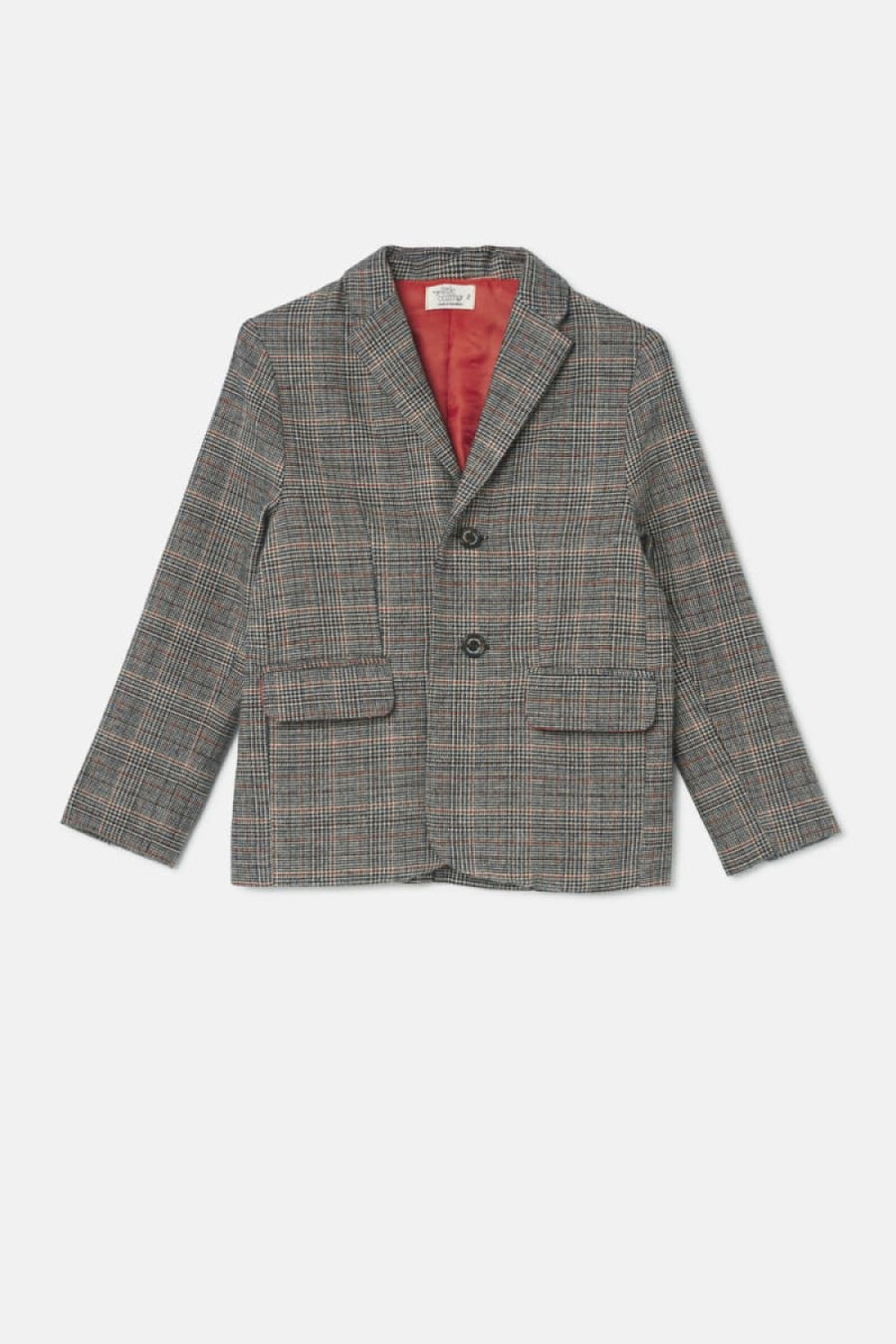 Glen Plaid Blazer - Unique - 6Y - Blazer