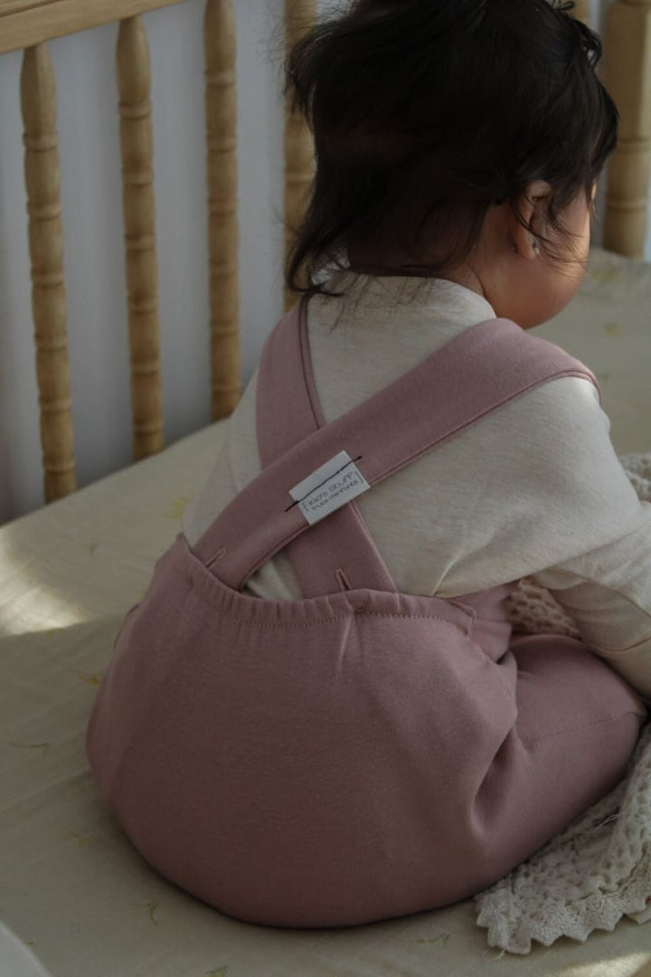 Grow With Me Overalls - Strawberry Milkshake