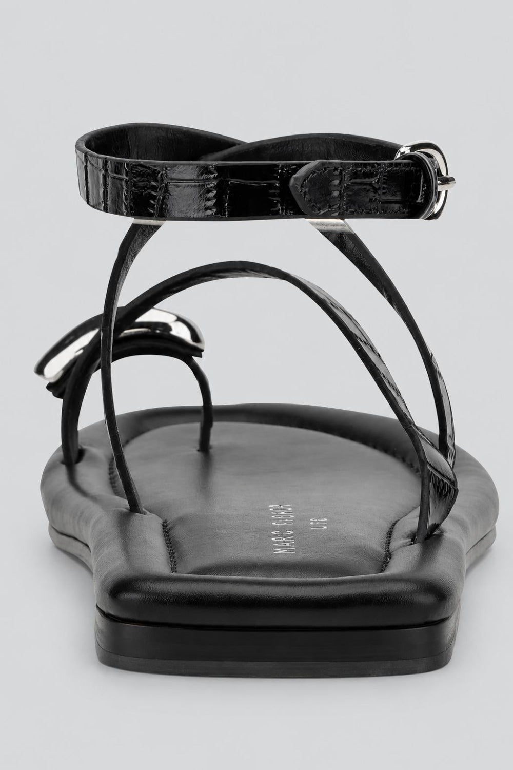Glynnie Sandals - Black 001 Leather - 7.5 - Flip Flops
