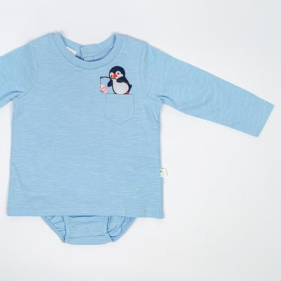 Go Fish! T Shirt Bodysuit - Artic Blue - Bodysuit