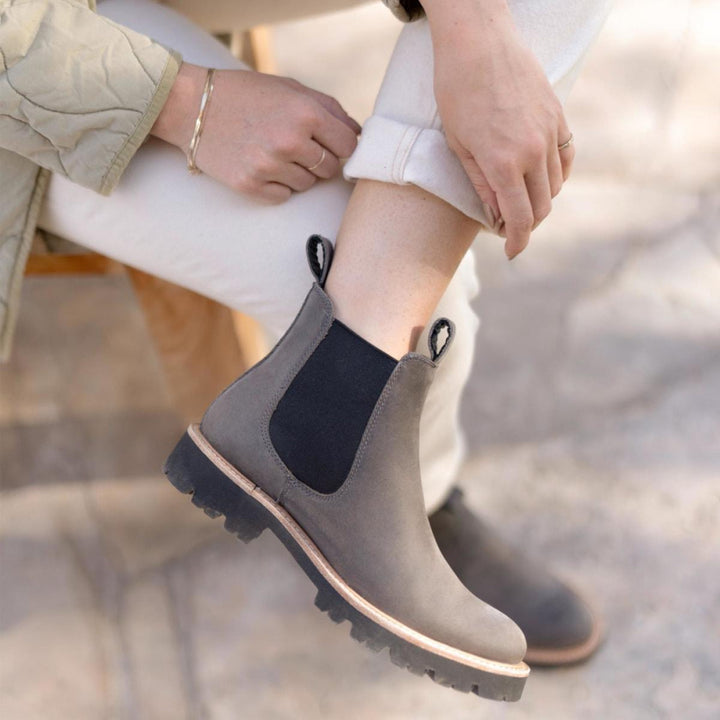 Go-To Lug Chelsea Boot - Grey - FINAL SALE - Boots
