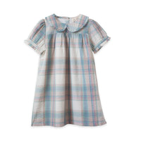 Selah Dress - Arctic-blue Seersucker