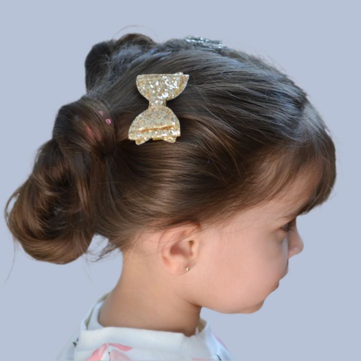 Festive Bow Hair Clips