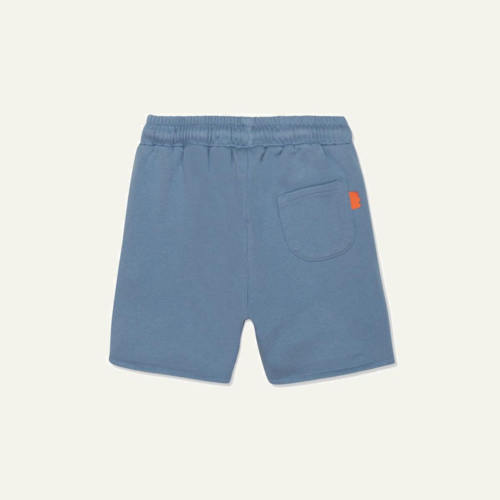 Recycled Faded Denim Kid Shorts - Faded Denim
