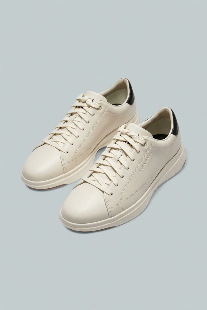 GrandPro Tennis Sneakers - Ivory Black - 7.5 - Sneaker
