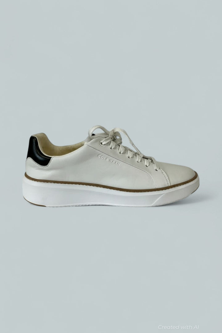GrandPro Topspin Low Top Sneakers - Optic White - 9 - Sneaker