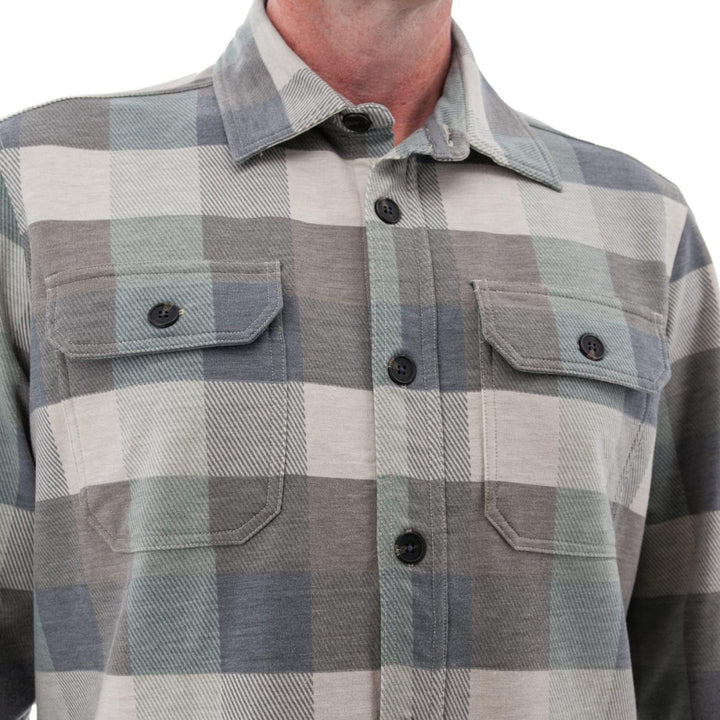 Grayson Recycled Fleece Overshirt - Dk Shadow - Overshirt