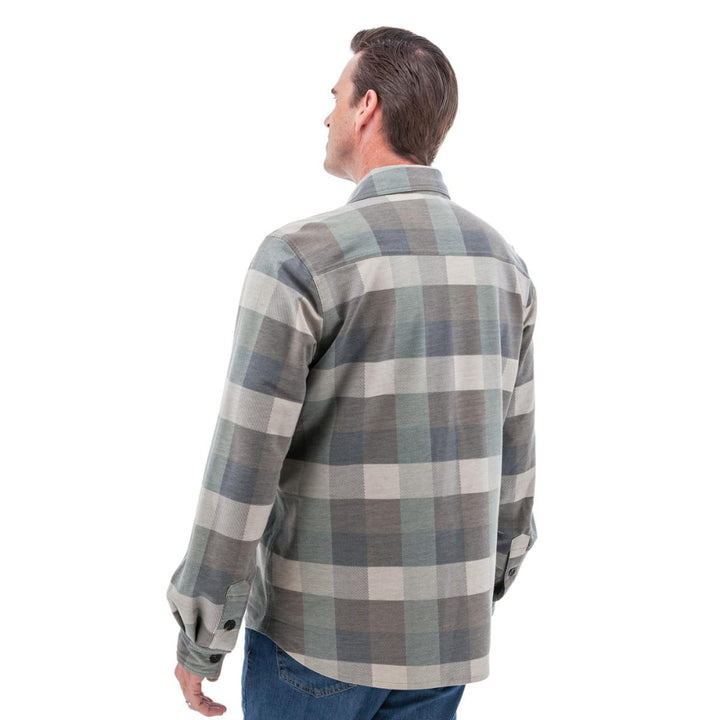 Grayson Recycled Fleece Overshirt (Tall) - Dk Shadow - Overshirt
