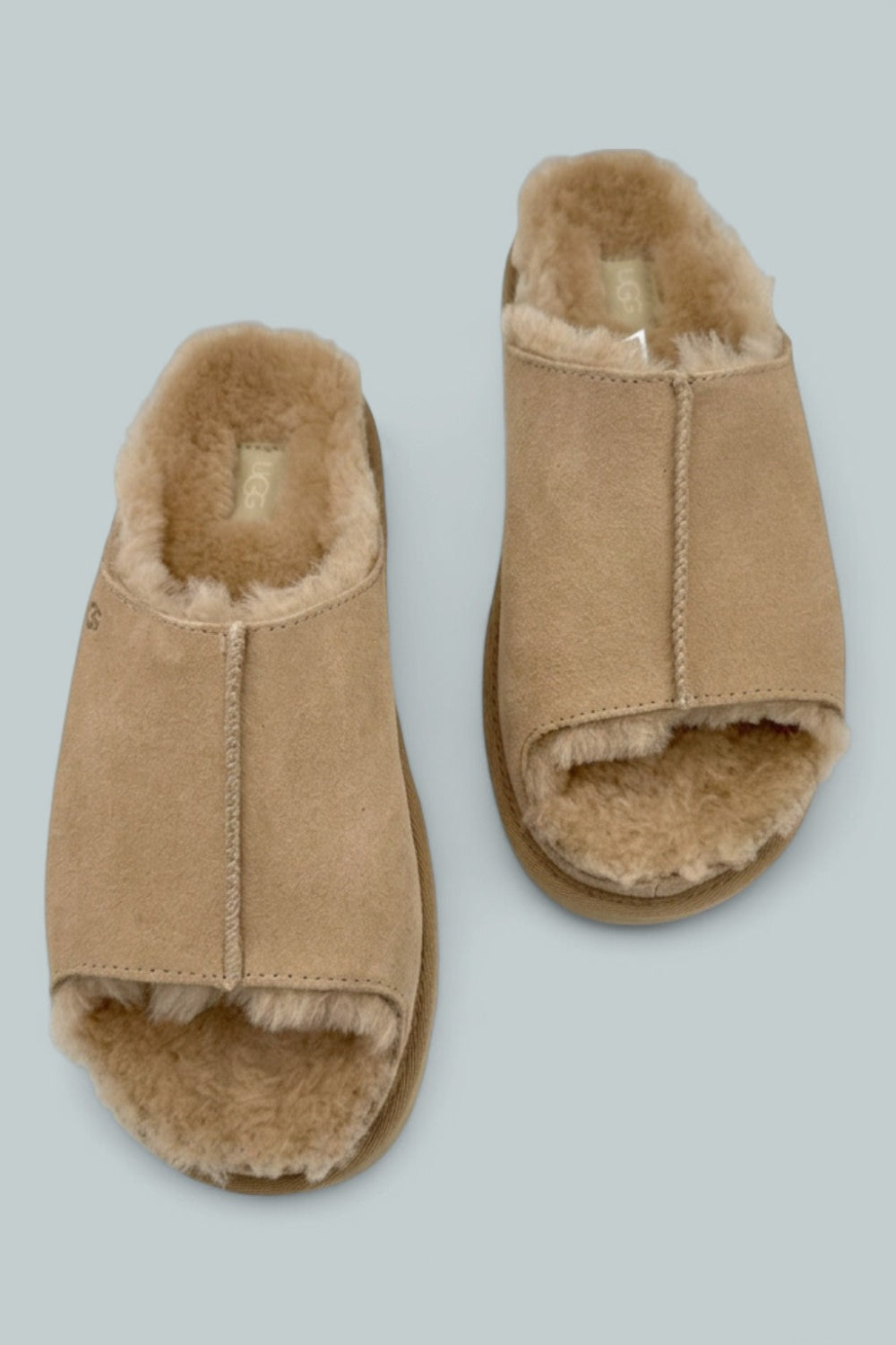Greenport Slide Casual Slippers - Sand - 7 - Slip-On