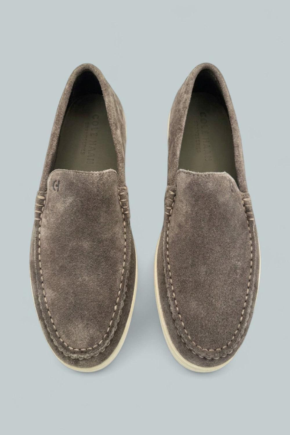 Greenwich Grand Penny Loafers - Morel Suede - 9 - Loafers