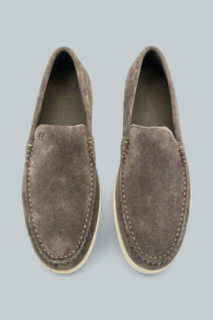 Greenwich Grand Penny Loafers - Morel Suede - 9 - Loafers