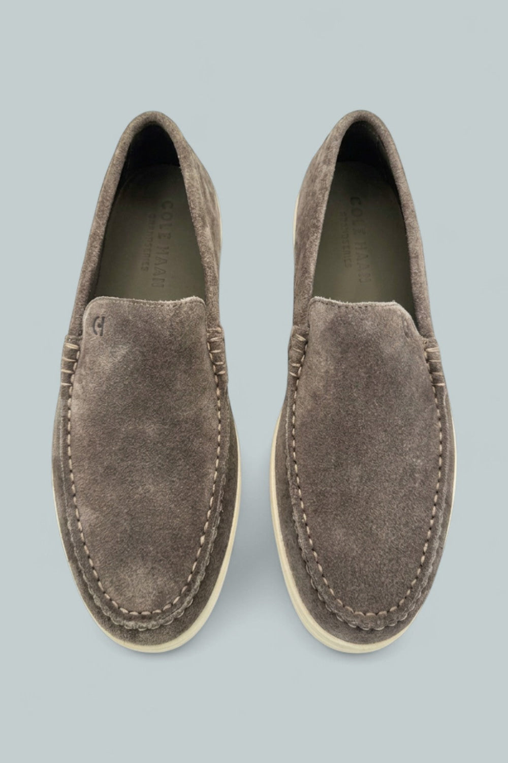 Greenwich Grand Penny Loafers - Morel Suede - 9 - Loafers