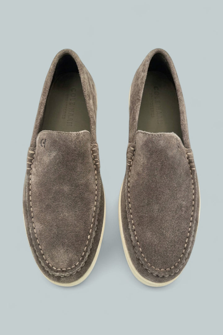 Greenwich Grand Penny Loafers - Morel Suede - 9 - Loafers