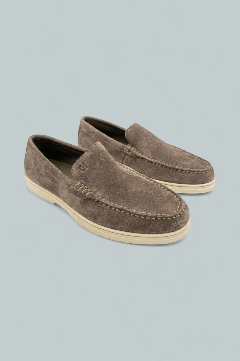 Greenwich Grand Penny Loafers - Morel Suede - 9 - Loafers