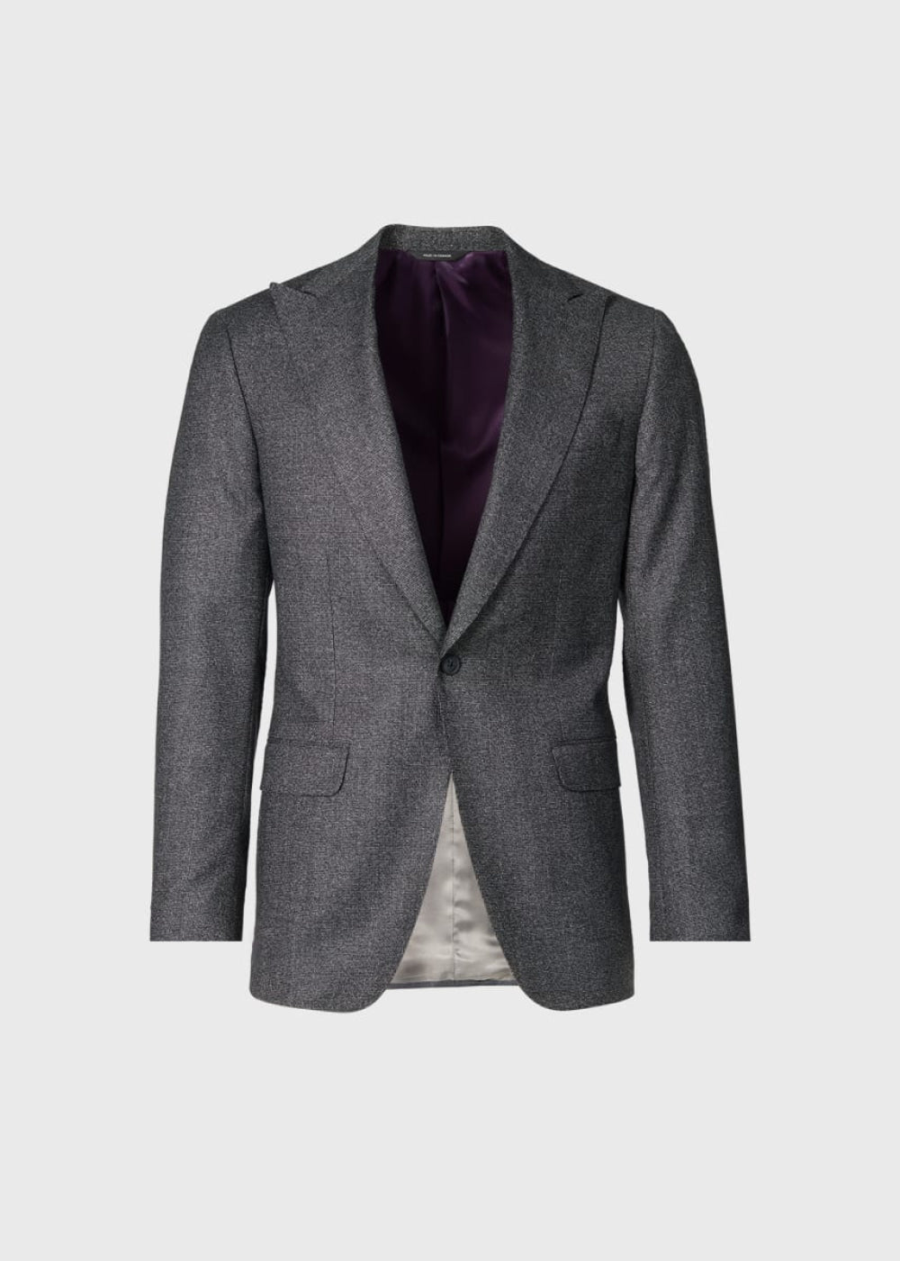 Grey Nailhead All Year Wool Paul Suit - Grey - 36 - Suit