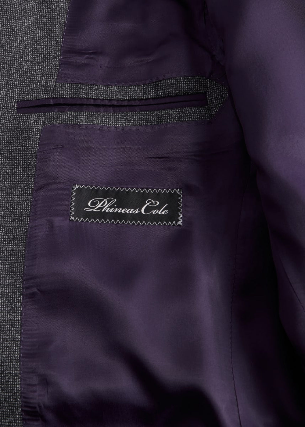 Grey Nailhead All Year Wool Paul Suit - Grey - 36 - Suit