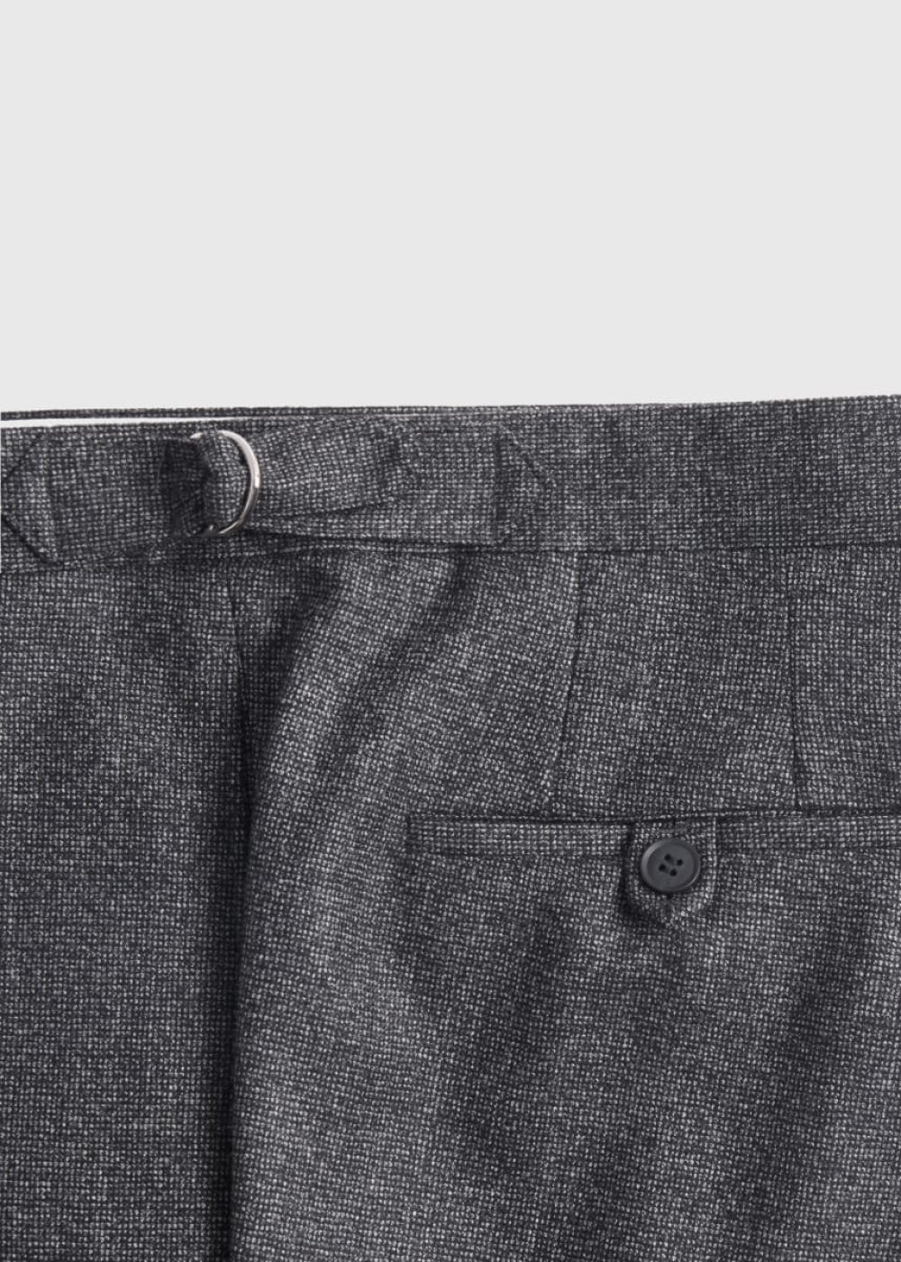 Grey Nailhead All Year Wool Paul Suit - Grey - 36 - Suit