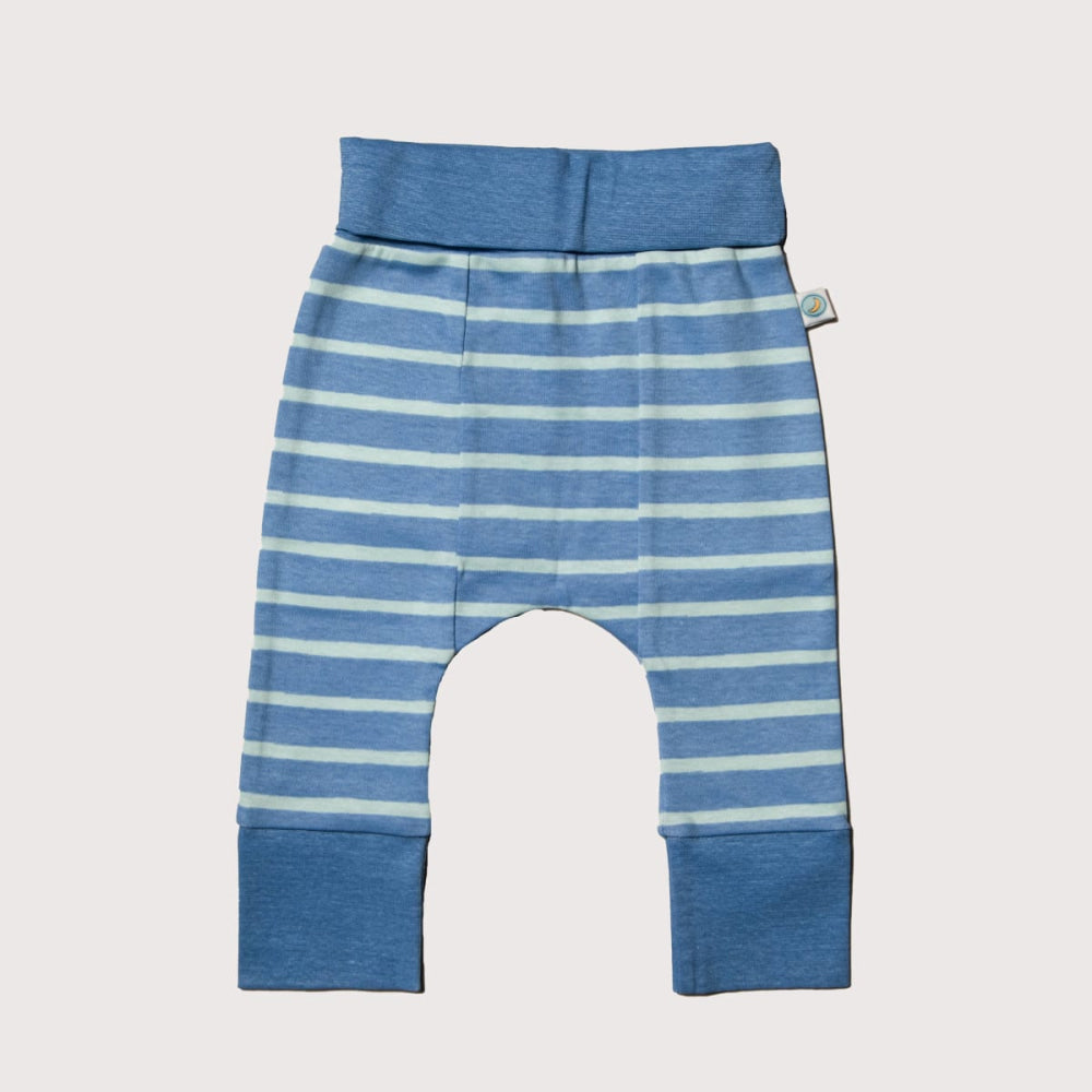 Grow With Me Harem Pants River Stripe - Blue - Pants