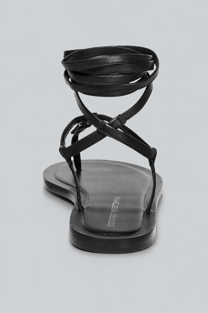 Georgie Lace Up Sandals - Black