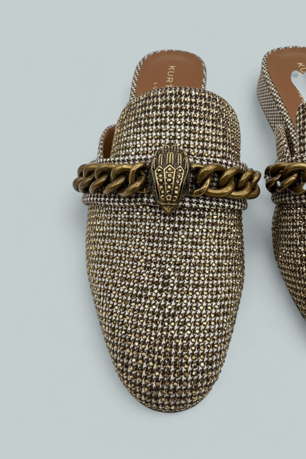 Chelsea Mules - Dark Beige