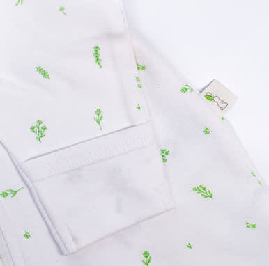 Bundle Of Joy Onesie Interlock Sleepsuit - Innocence White