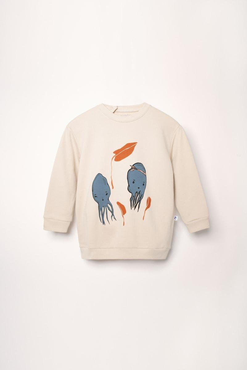 Organic Sweatshirt - Squid
