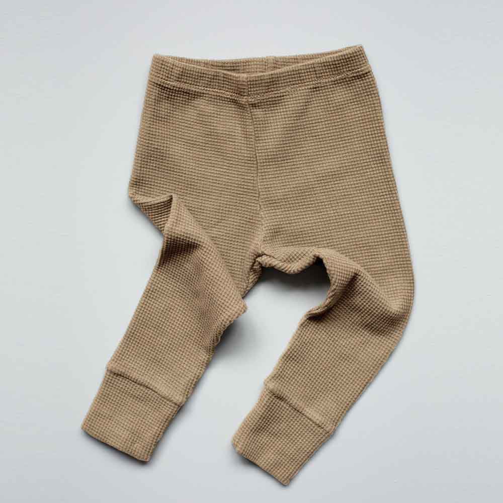 The Waffle Legging - Camel