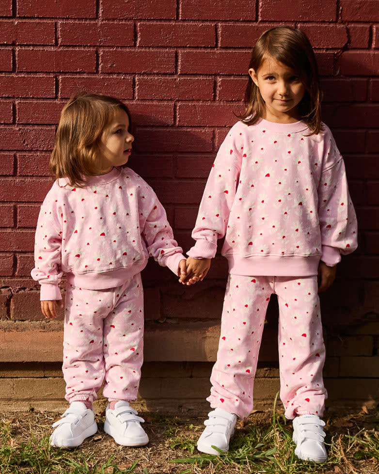 Sweatpants - Flower Field Peony