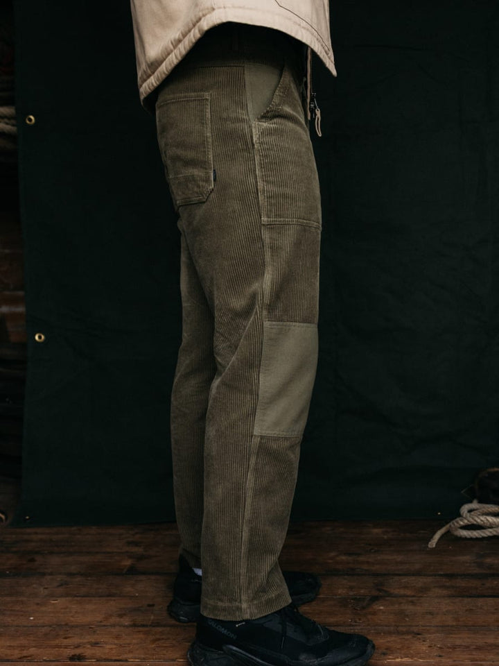 Men's Basset Cord Trouser - Olive