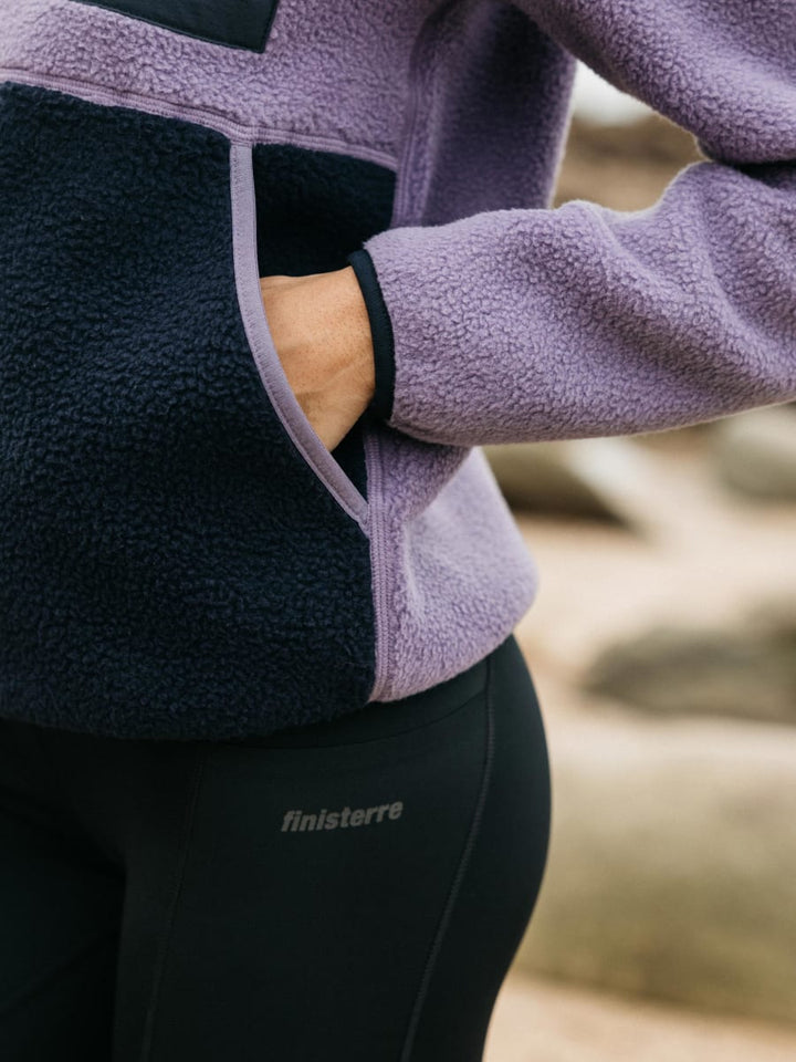 Women's Bolster Full Zip Fleece - Violet Sky/Navy