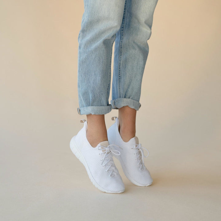 Women's Athleisure Eco Knit Sneaker - White