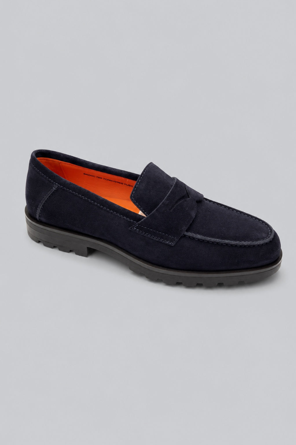 Rock Suede Penny Loafers - Blue